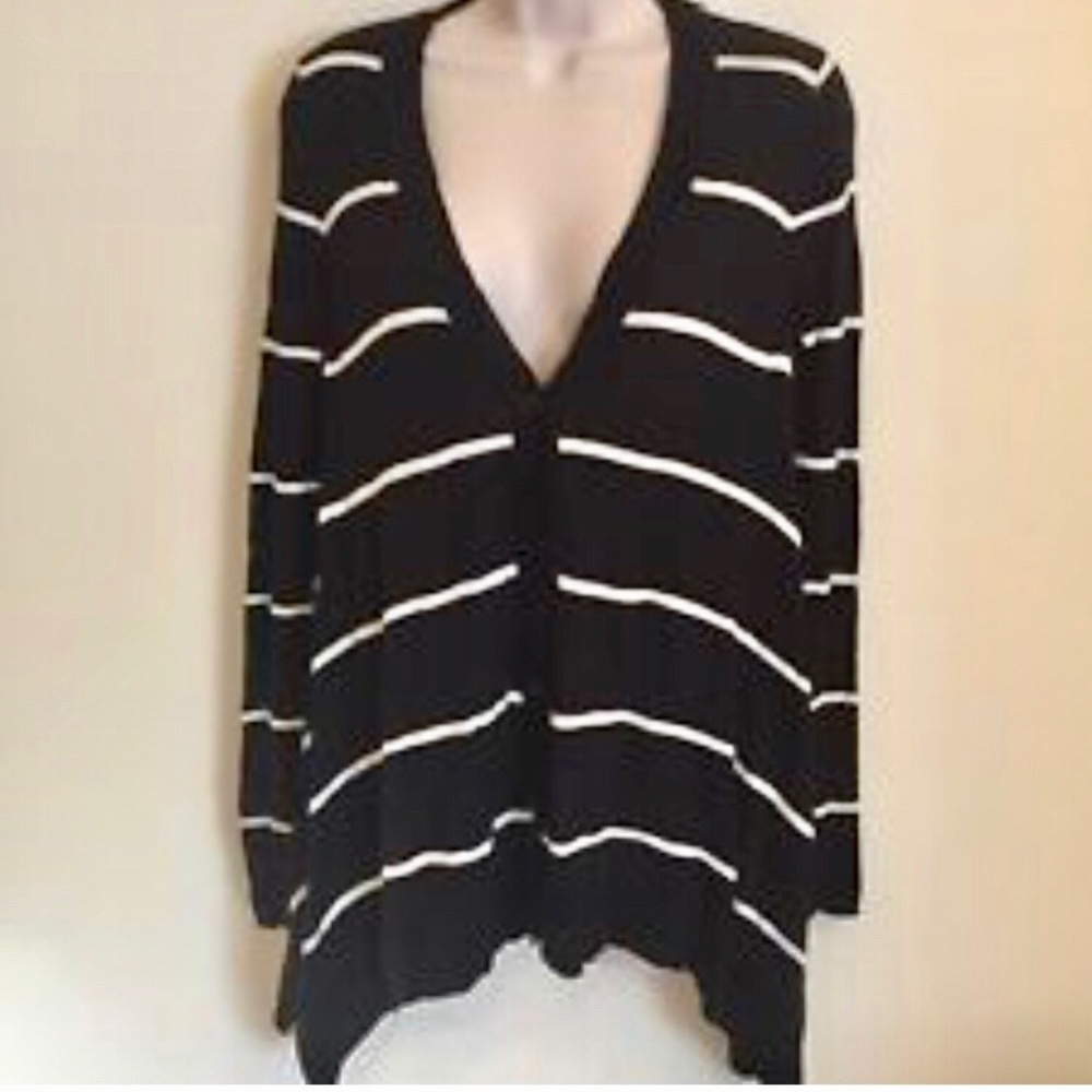 Hippie Rose Long Flowy Button Up Cardigan Size M